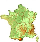 Carte de France de Cerdagne Capcir